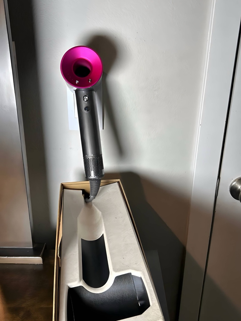 Dyson Supersonic Hair Dryer in Pink and Gray